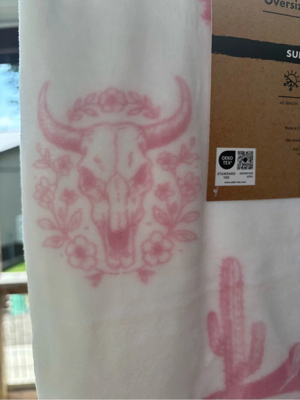 Nwt Wrangler Desert Cowgirl Oversize Throw